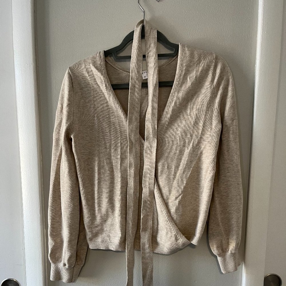 VETTA Convertible Wrap Sweater